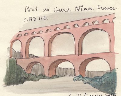 Pont du Gard, 1951 da Shirley Markham