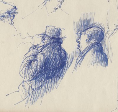 Studi, uomini con cappelli, c.1950 da Shirley Markham
