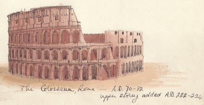 Il Colosseo, Roma - AD 70-82 da Shirley Markham
