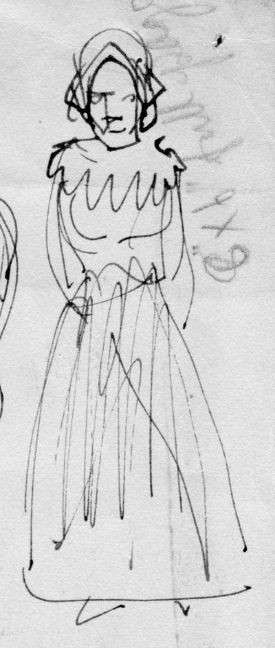 Donna in costume d