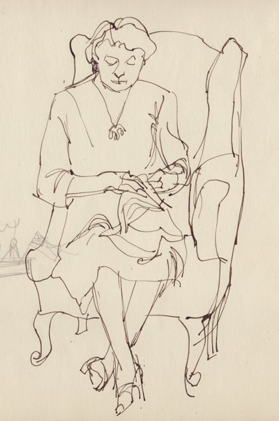 Donna che cuce da Shirley Markham