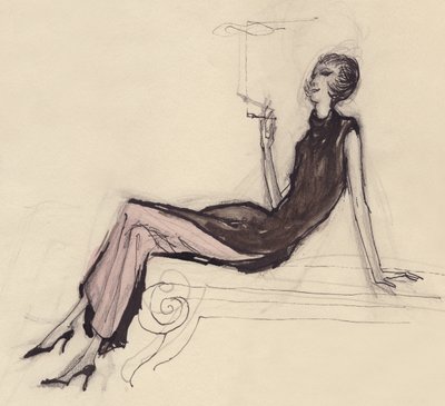 Donna che fuma da Shirley Markham
