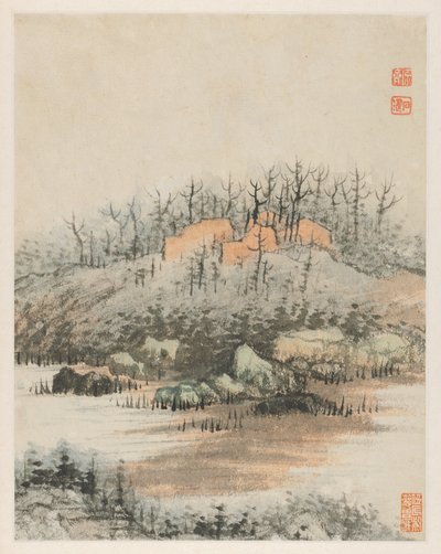 Ricordi del fiume Qinhuai, 1642-1707 da Shitao