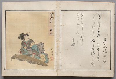 Foglio da un album di ritratti di attori da Shorakusai