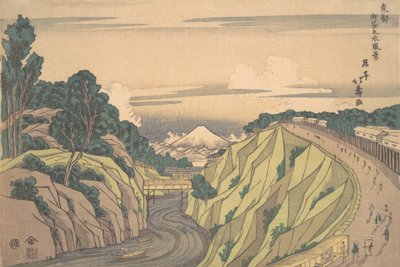 Veduta di Ochanomizu nella Capitale Orientale, ca. 1830 da Shotei Hokuju