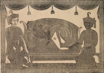 Dipinto di Kalighat da Shri Gobinda Chandra Roy