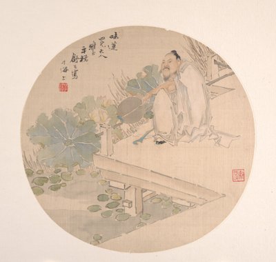 Ammirando il loto da Shu Hao