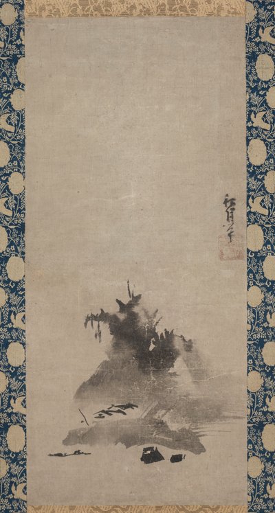 Paesaggio Haboku (inchiostro spruzzato) da Shugetsu Tokan
