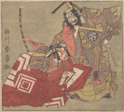 Scena da un dramma, 18° secolo da Shunsho