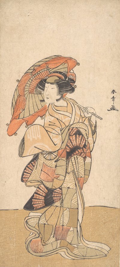 Il primo Nakamura Tomijuro come ballerina da Shunsho