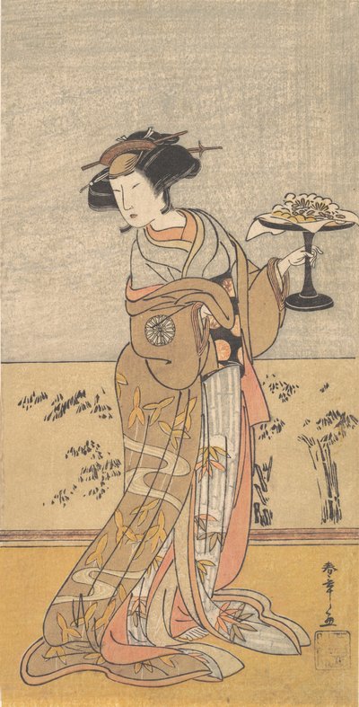 Il primo Nakamura Tomijuro nel ruolo di Shigenoi, 10° mese, 1777 da Shunsho