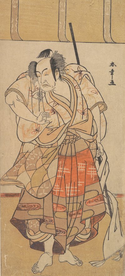Il primo Onoe Kikugoro come uomo arrabbiato, ca. 1772 da Shunsho