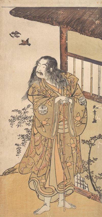 Il nono Ichimura Uzaemon nel ruolo di Shunkan, ca. 1778 da Shunsho