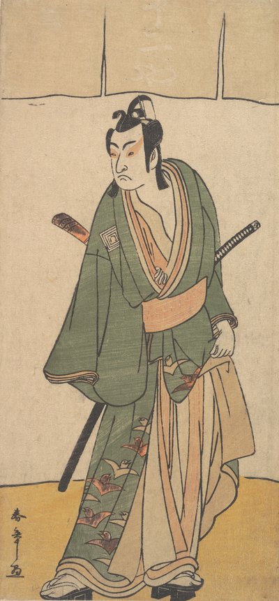 Il secondo Ichikawa Monnosuke nel ruolo di Soga no Juro Sukenari, 2° mese, 1785 da Shunsho