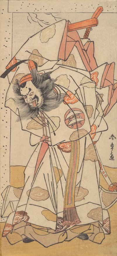 Il secondo Nakajima Mihoemon nel ruolo di Sadaijin Jihei da Shunsho