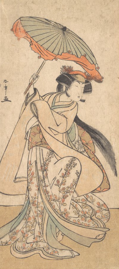 Il Terzo Segawa Kikunojo come Donna che Balla in un Atto Shosa, ca. 1785 da Shunsho