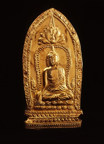 Placca votiva che raffigura Buddha che sottomette Mara da Siamese School