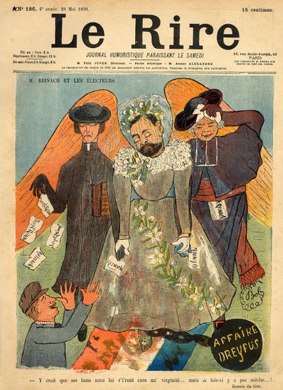 Caricatura di Joseph Reinach, dalla copertina di 