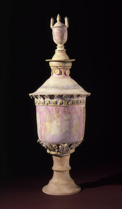 Vaso funerario (Lebes Gamikos), c.250-225 a.C. da Sicilian School
