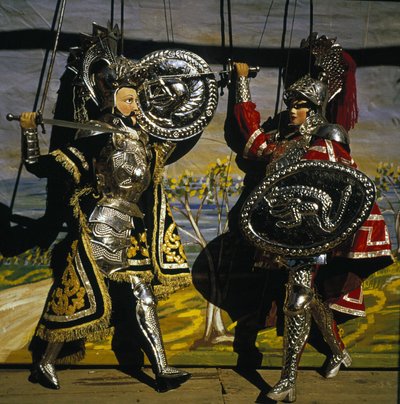 I Pupi o marionette siciliane del XIX secolo da Sicilian School