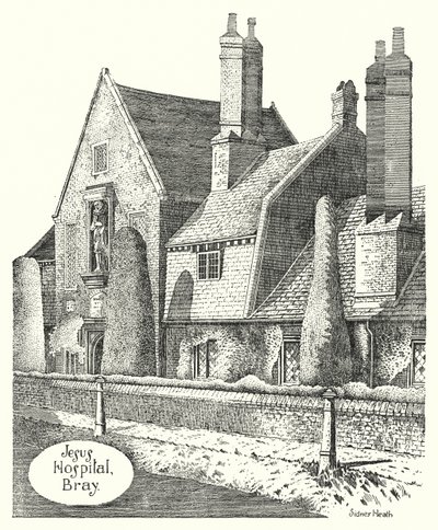 Ospedale di Gesù, Bray (incisione) da Sidney Heath