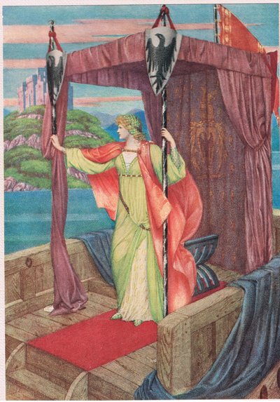 Il ritorno di Elsie, la vidi in piedi sul ponte, sotto un tendalino fresco e ombreggiato da Sidney Meteyard
