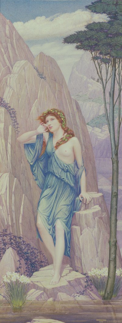 Ninfa vicino a una Piscina da Sidney Meteyard