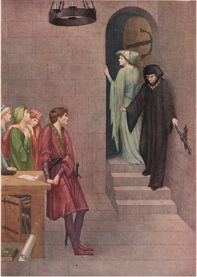 Il Principe Enrico, Elsie e Lucifero. "Non ho altro da dire, entriamo". da Sidney Meteyard
