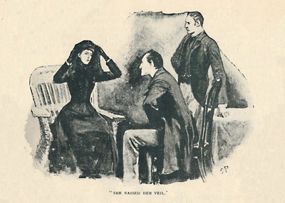 Lei sollevò il velo, 1892 da Sidney Paget