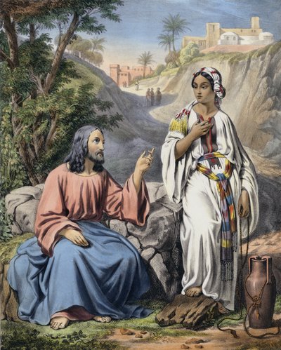 Cristo e la Donna di Samaria al Pozzo di Giacobbe da Siegfried Detler Bendixen