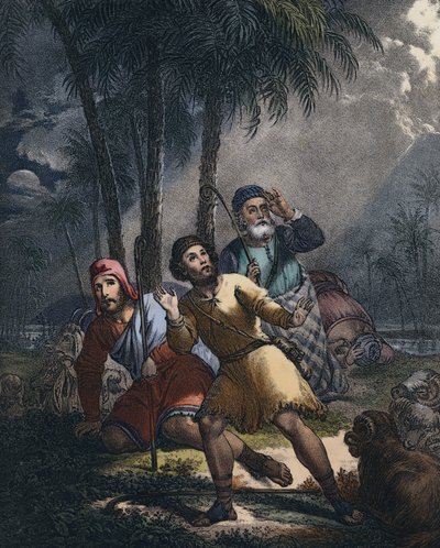 Cristo annunciato ai pastori ebrei da Siegfried Detler Bendixen