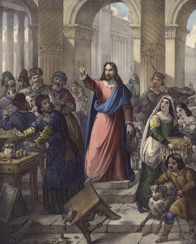 Cristo purifica il Tempio da Siegfried Detler Bendixen