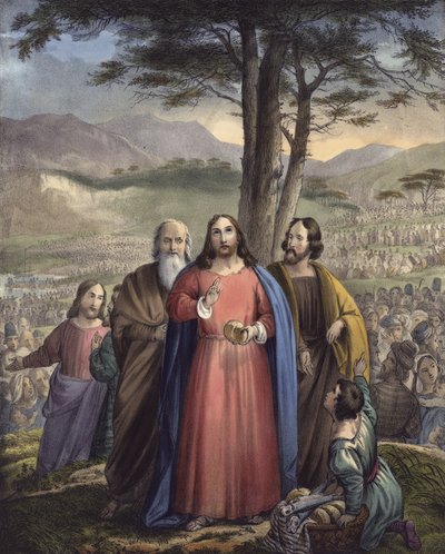 Cristo nutre la moltitudine da Siegfried Detler Bendixen