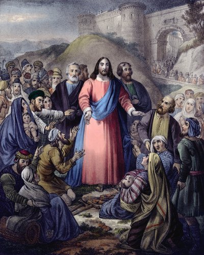 Cristo guarisce la moltitudine da Siegfried Detler Bendixen