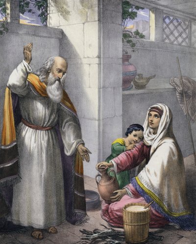 Elia e la Vedova di Zarepta da Siegfried Detler Bendixen