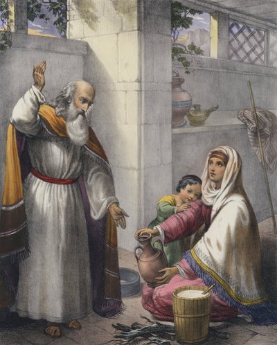 Elia e la vedova di Zarepta da Siegfried Detler Bendixen