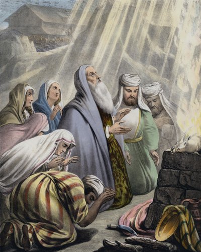 Il sacrificio di Noè all