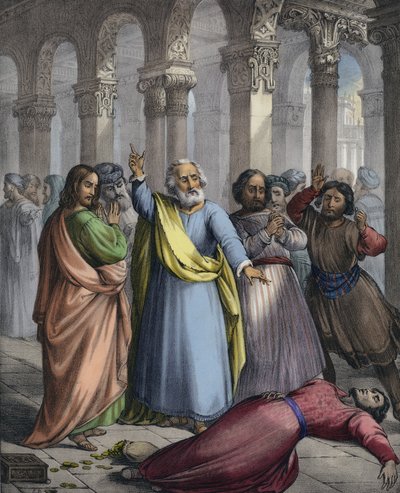 La morte di Anania da Siegfried Detler Bendixen