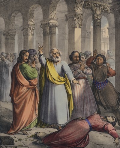 La morte di Anania da Siegfried Detler Bendixen