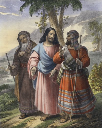 Il viaggio verso Emmaus da Siegfried Detler Bendixen
