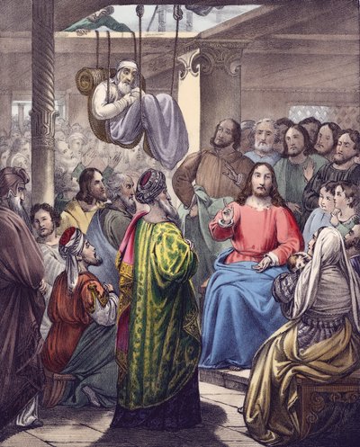 Il paralitico portato da Cristo dai suoi amici da Siegfried Detler Bendixen