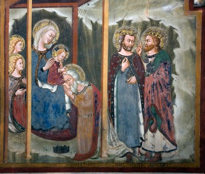 Adorazione dei Magi da Sienese School