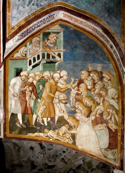 Il massacro degli innocenti (dettaglio) da Sienese School