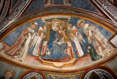 Vergine con Bambino da Sienese School