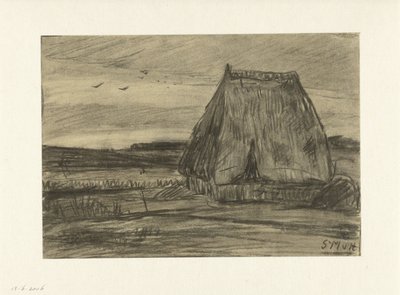 Paesaggio con capanna da Sientje Mesdag van Houten