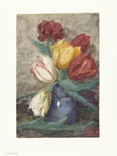 Tulipani in un vaso da Sientje Mesdag van Houten