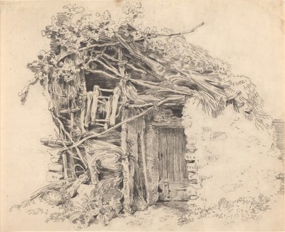 Angolo di un fienile rustico da Sigmund Freudenberger