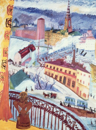 Vista di Slussen da Sigrid Hjerten