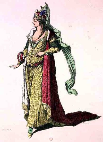 Costume teatrale, facsimile di A. Guillaumot Fils da Silvestre (after)