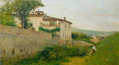 Una vista in Piagentina da Silvestro Lega